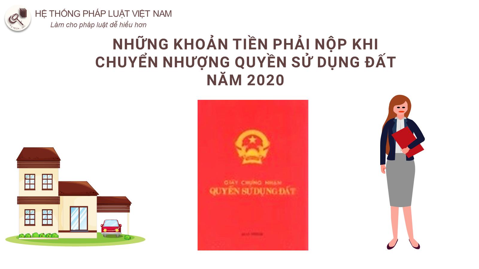 Những khoản tiền phải nộp khi chuyển nhượng quyền sử dụng đất 2020